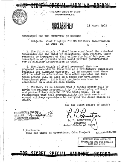 Templeton Times: Operation Northwoods Documents