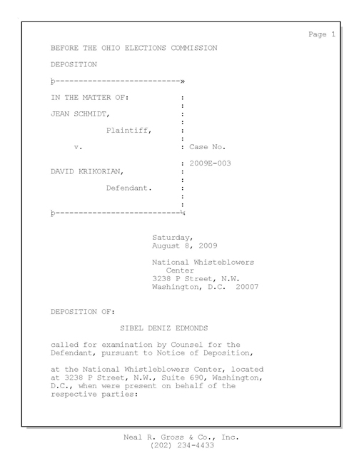 SibelEdmondsDeposition_Transcript_080809