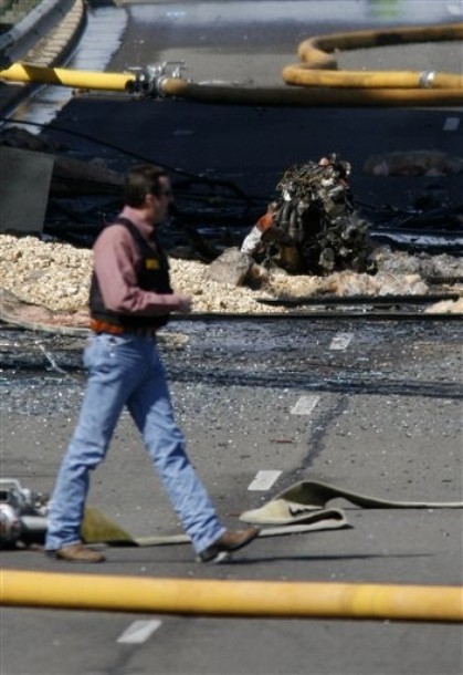 APTOPIX Plane Crash Texas