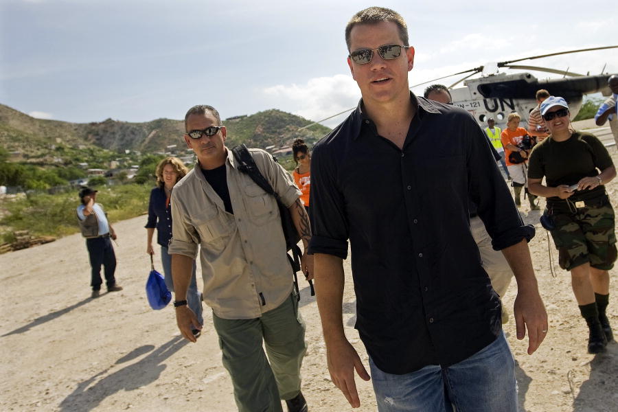 US Actor Tours Haitian Flood Damage