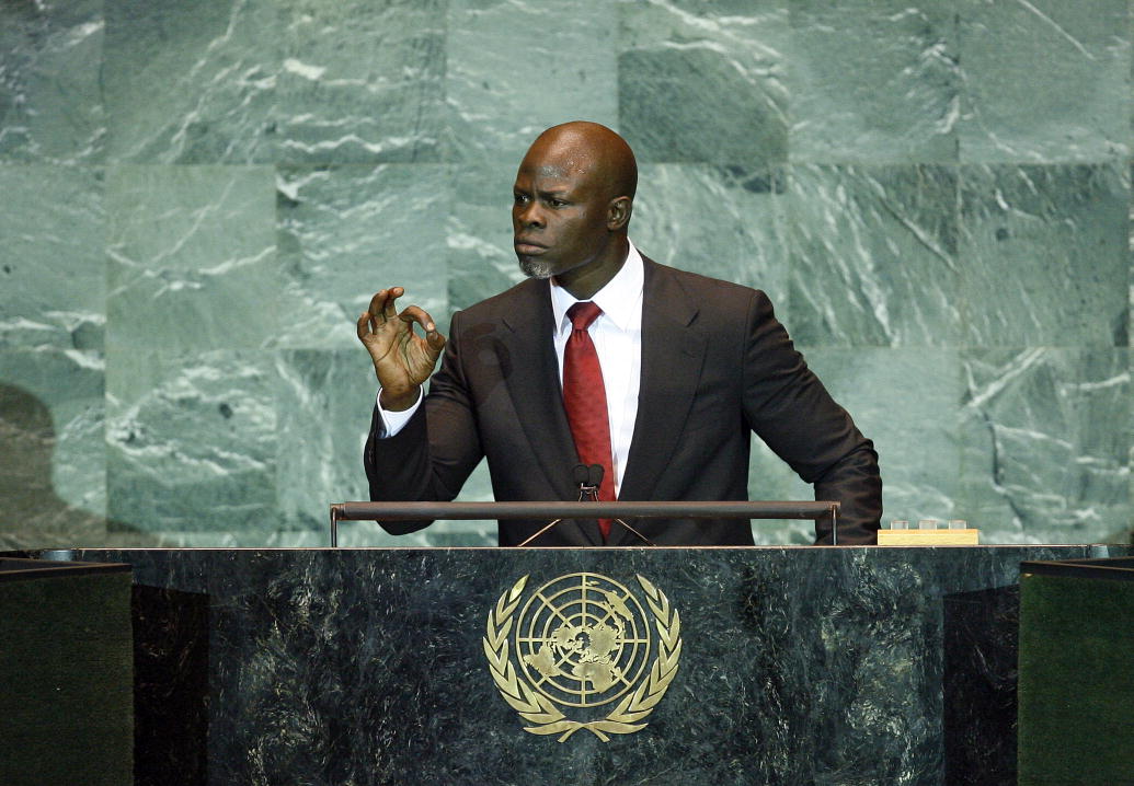 Djimon Hounsou Addresses Summit on Climate Change