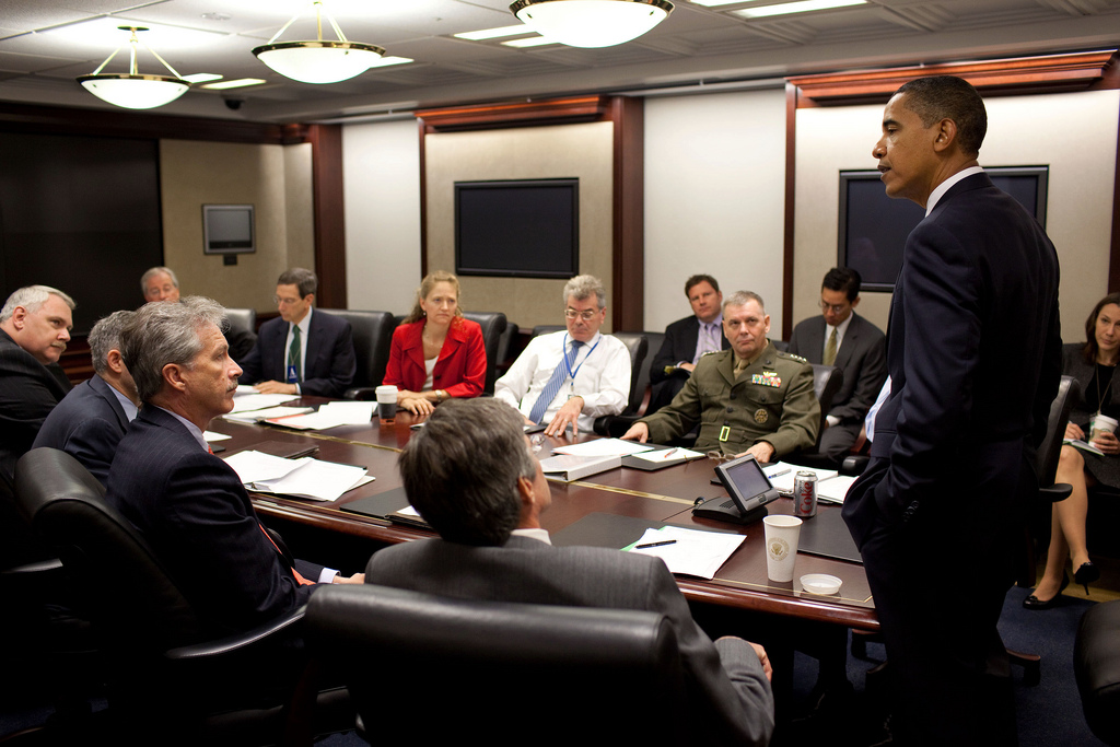 situation room white house. (Official White House Photo by