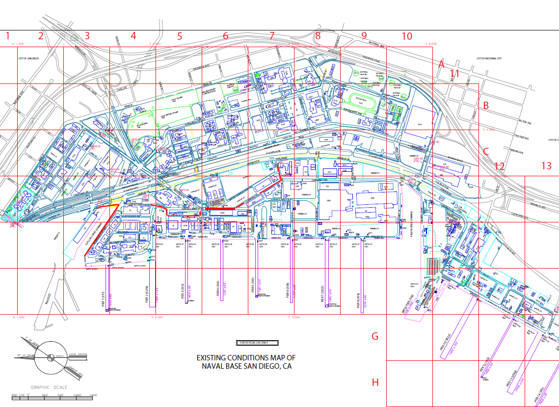 Navy Base San Diego Map Naval Base San Diego Detailed Map | Public Intelligence