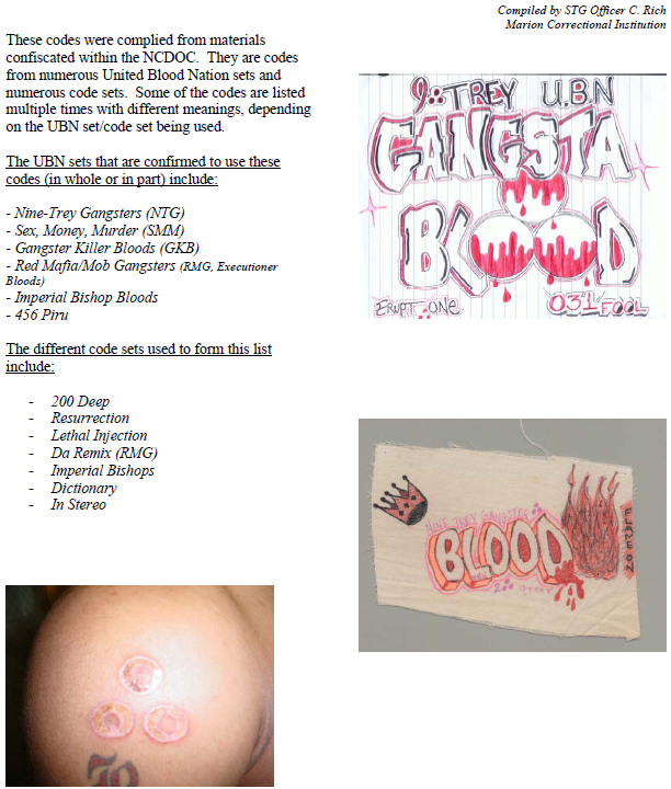 Black Bitch Fuck With Blod - United Blood Nation Codebook | Public Intelligence