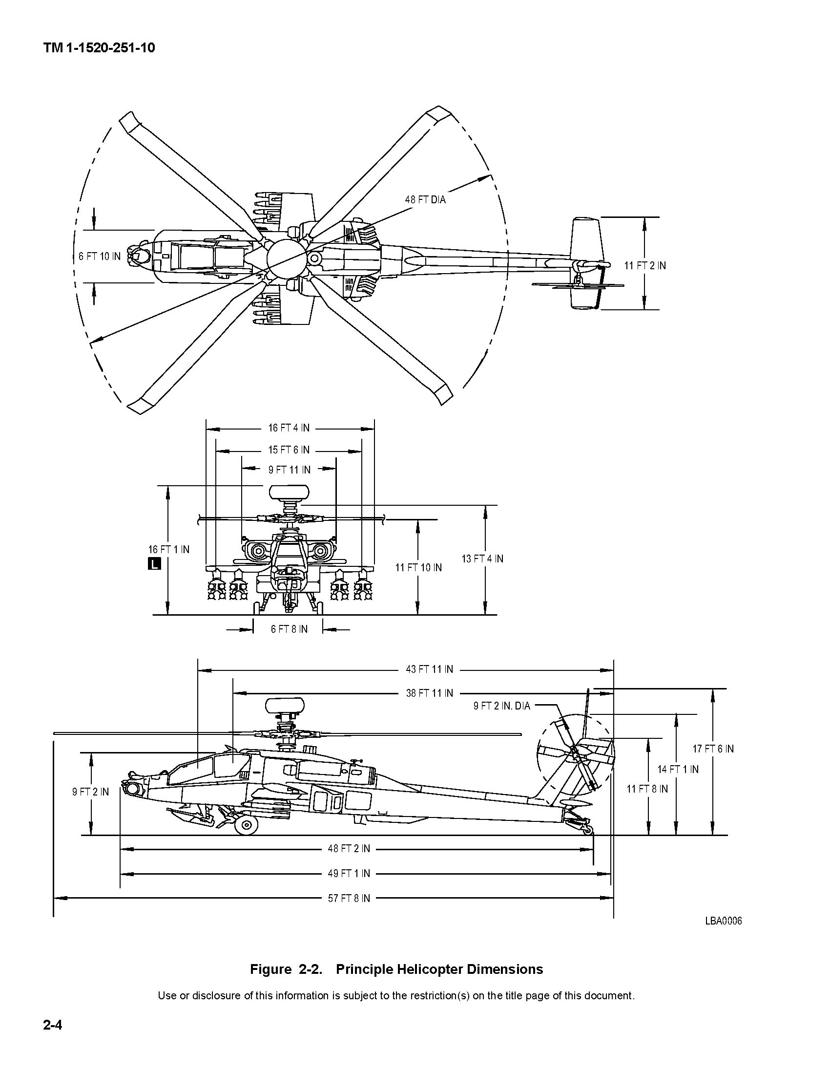 Ah 64 чертеж