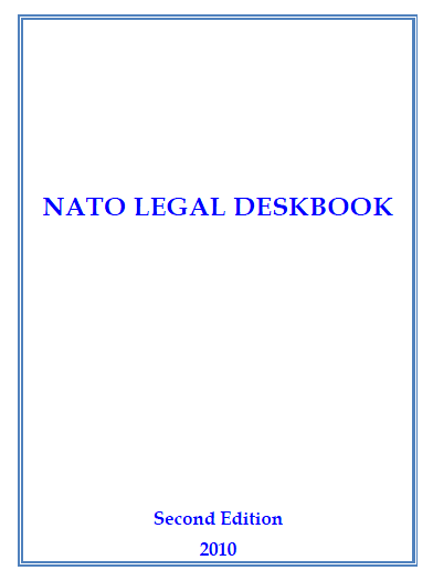 NATO Legal Deskbook | Public Intelligence