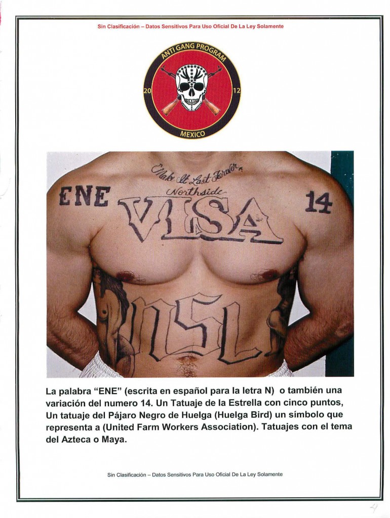 Mexico Anti-Gang Program Latino Gang Tattoos Guide ...