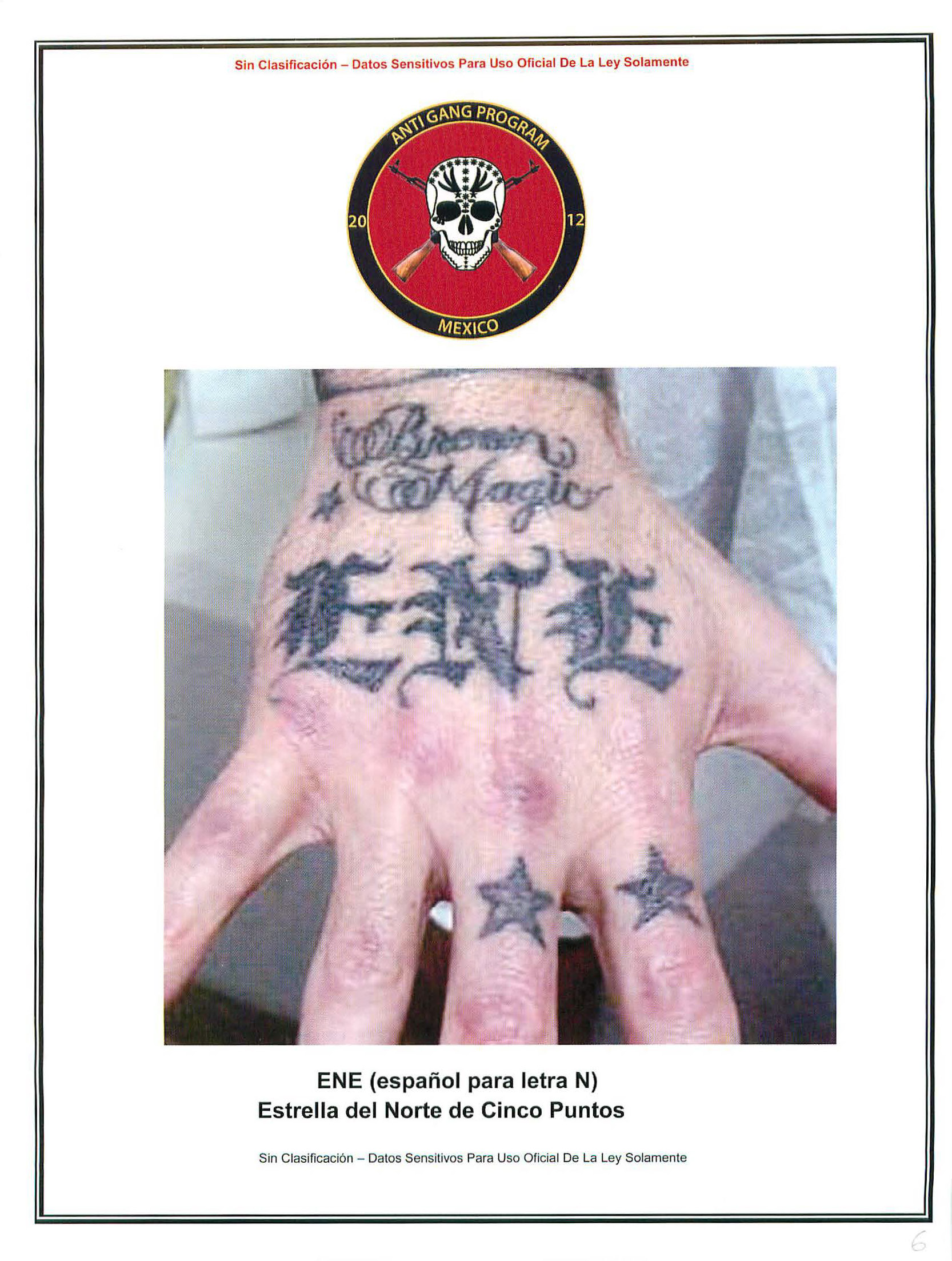 Mexico Anti-Gang Program Latino Gang Tattoos Guide | Public Intelligence
