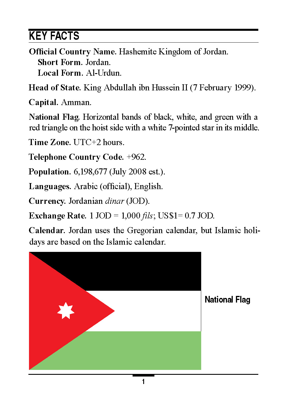 interesting facts about jordan country
