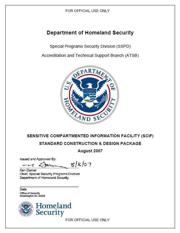 DHS-SCIF-Standards