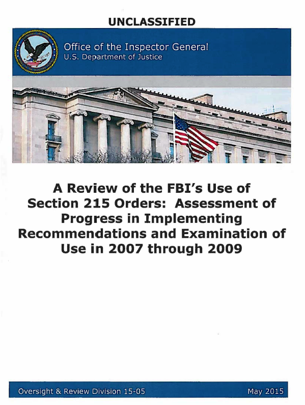 DoJ-FBI-Section215-2007-2009